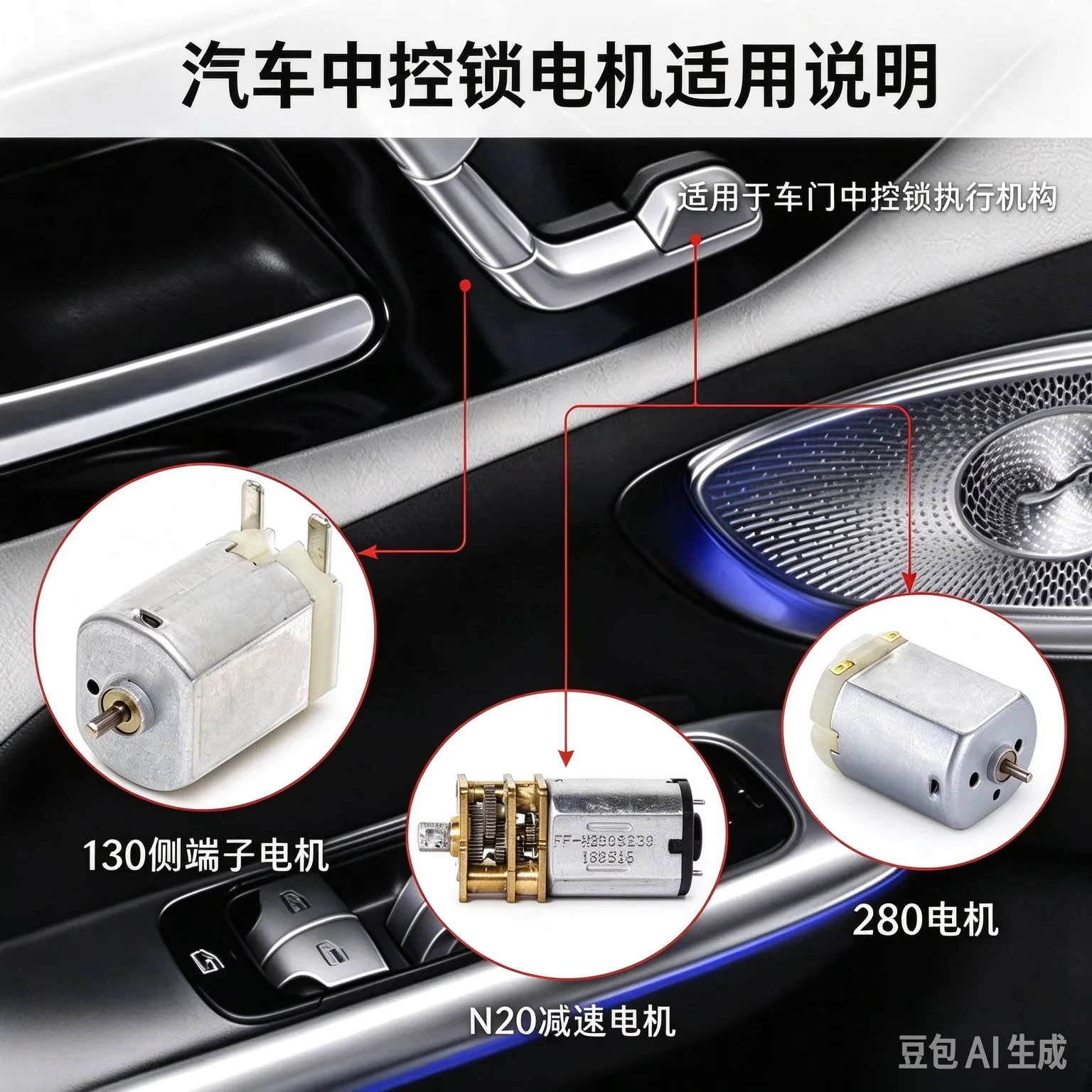 Central control of automobile door lock