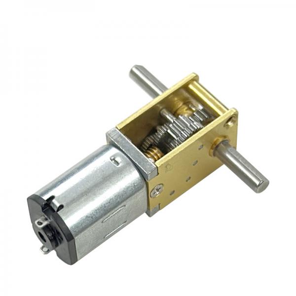 12V DC N20 Micro Worm Gear Motor – Single/Dual Shaft, High Torque